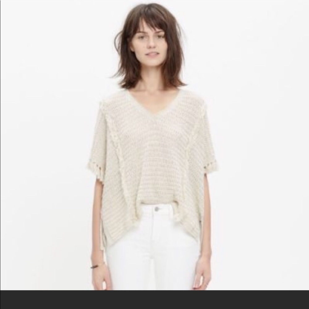Madewell fringe top